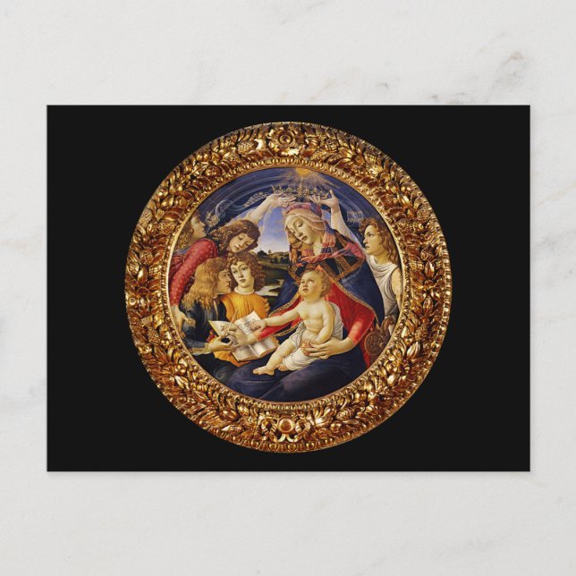 Postal Madonna del Magnificat (Anverso)