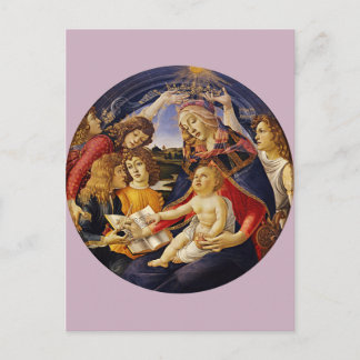 Postal Madonna del Magnífico por Botticelli