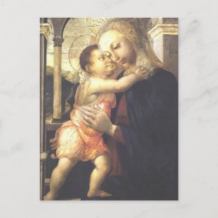 Postal Madonna e hijo de Jacopo Bellini