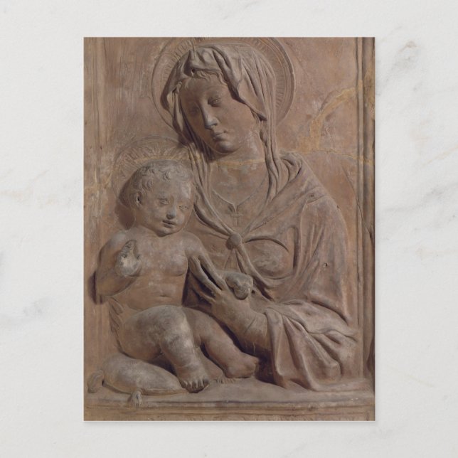 Postal Madonna e niño 2 (Anverso)