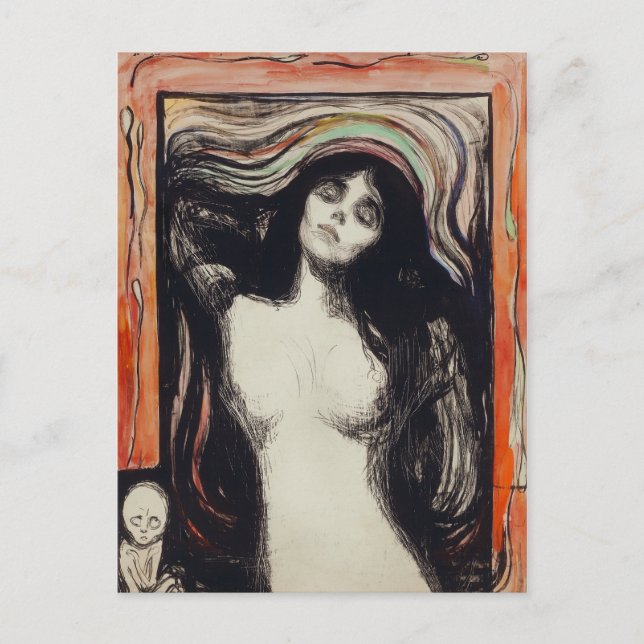Postal Madonna | Edvard Munch | (Anverso)
