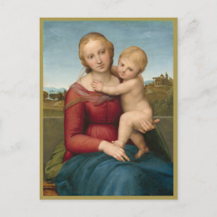 Postal MADONNA Y CHILD c. 1505, Raphael (1483-1520)
