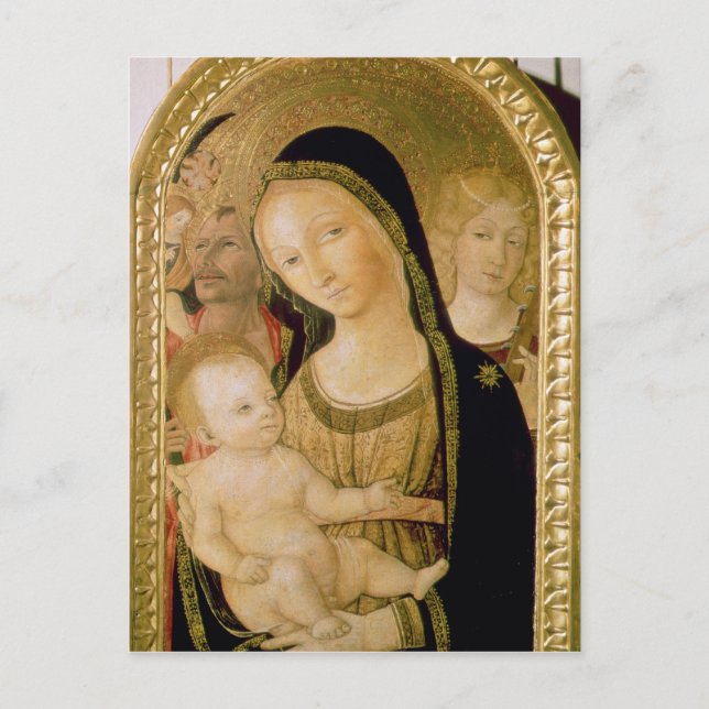 Postal Madonna y el niño (Anverso)