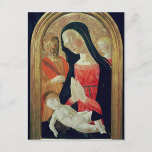 Postal Madonna y el niño