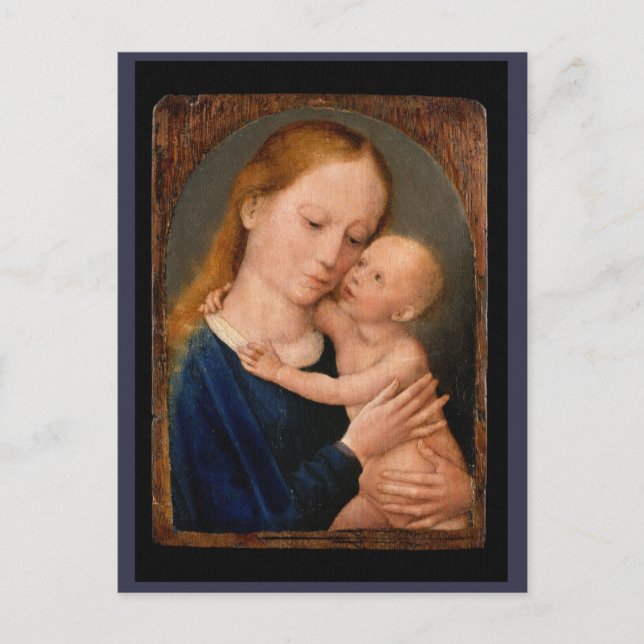 Postal Madonna y el niño de Cristo (Anverso)