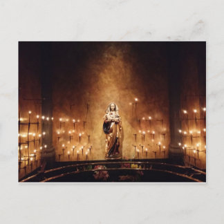 Postal Madonna y niño