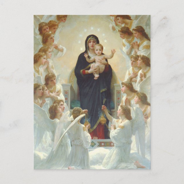 Postal Madonna y Niño (Anverso)