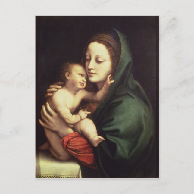 Postal Madonna y niño, c.1510 (Anverso)
