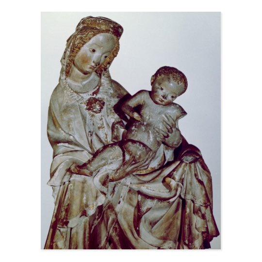 Postal Madonna y niño, conocidos como el Krumauer