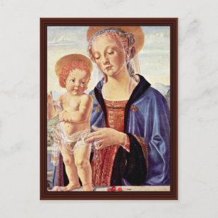 Postal Madonna Y Niño De Sarto Andrea Del