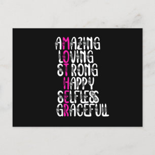 Postal Madre cita : Palabras encantadoras   Diseño del Dí