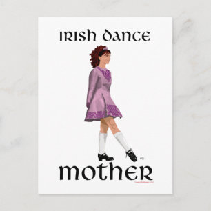 Postal Madre de Baile Irlandés - Malva