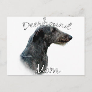 Postal Madre de Deerhound 2 escocesa