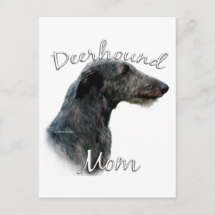 Postal Madre de Deerhound 2 escocesa