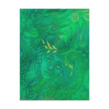 Madre de la diosa de los dragones Fantasía Pintura