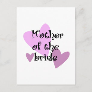 Postal Madre de la novia