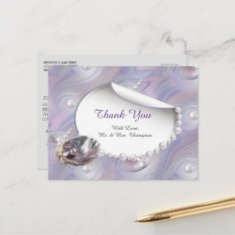 Postal Madre de las perlas se fusionaron como nalgas líqu