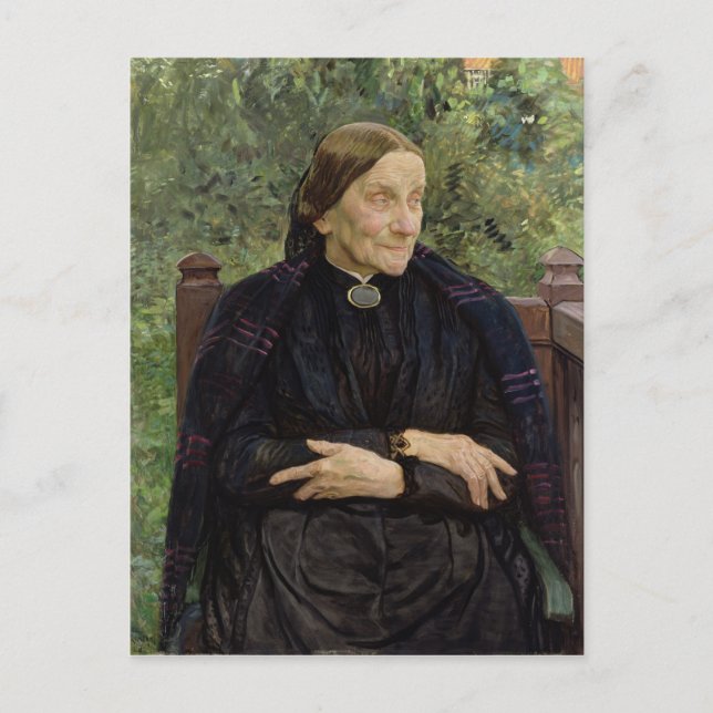 Postal Madre de Lichtwark, 1908 (Anverso)
