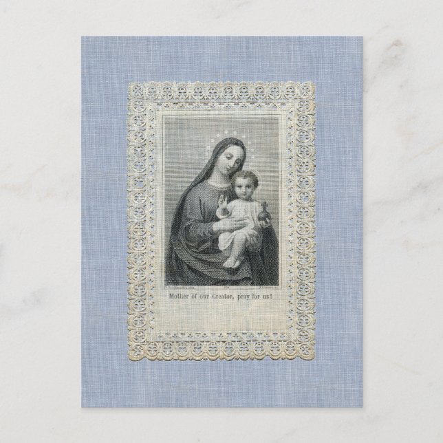 Postal Madre de nuestro creador (Anverso)