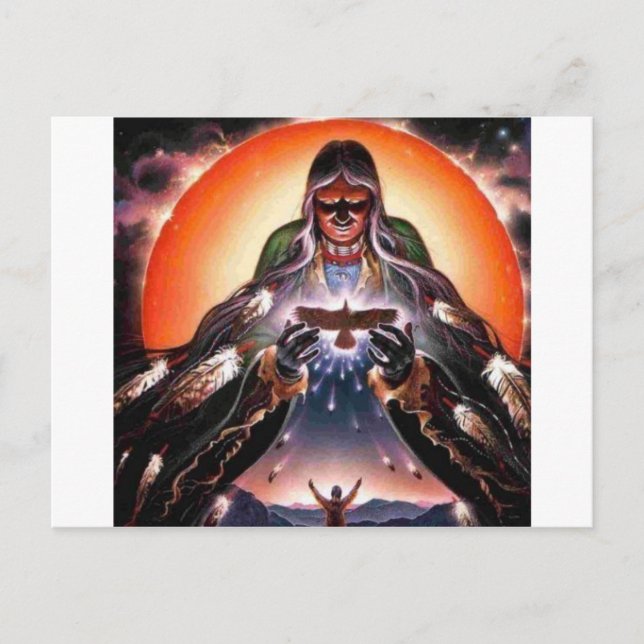 POSTAL MADRE DE TIERRA (Anverso)