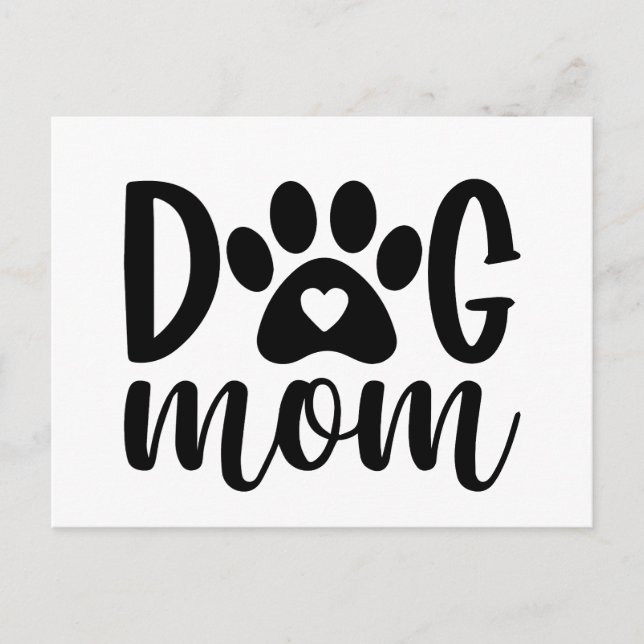 Postal Madre del perro T-Shirt (Anverso)