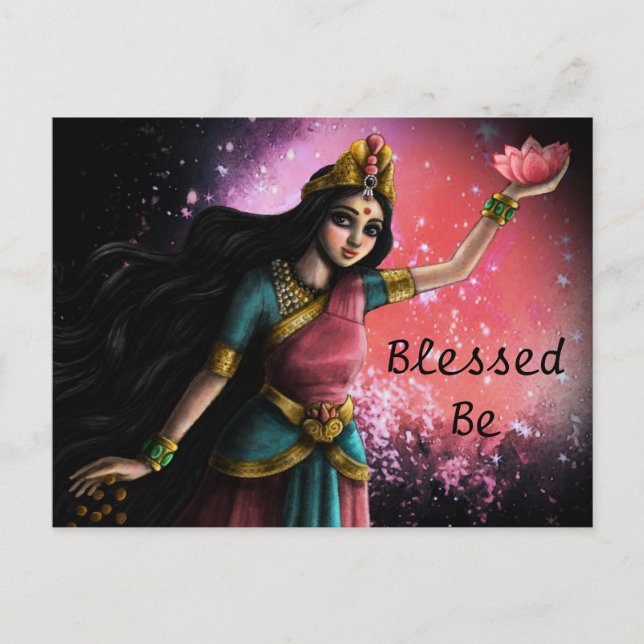 Postal Madre divina (Anverso)