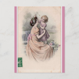 Postal Madre e hija de cosecha