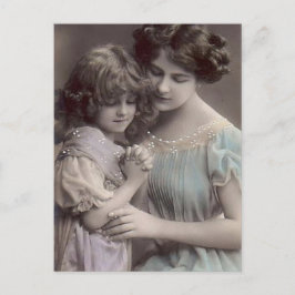 Postal Madre e hija de cosecha