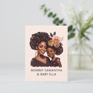 Postal Madre e Hija Negras Personalizadas (20)
