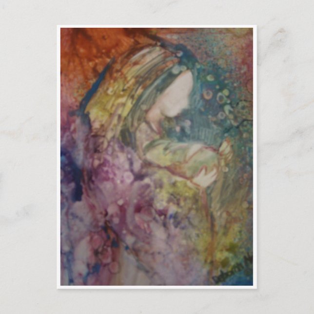 Postal "Madre E Hijo" (Anverso)