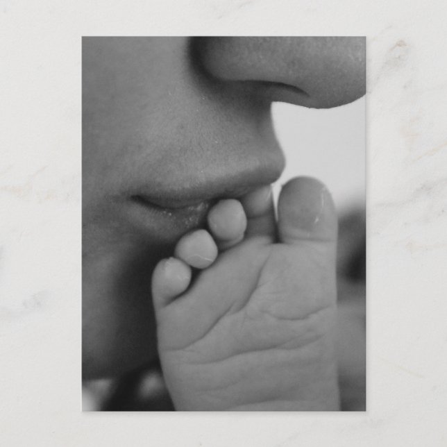 Postal Madre e hijo (Anverso)