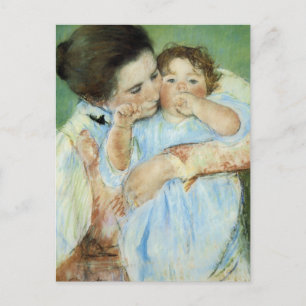 Postal Madre e hijo