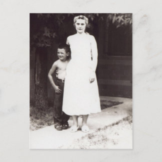Postal Madre e hijo