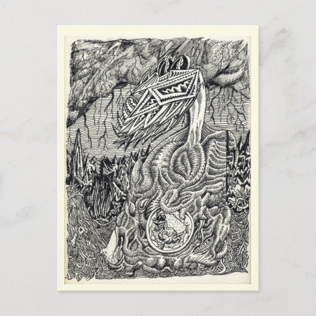 Postal Madre e hijo (Anverso)