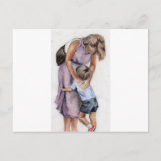 Postal Madre e hijo