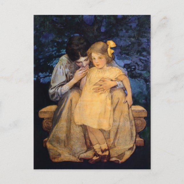 Postal 'Madre e hijo' de Willcox (Anverso)