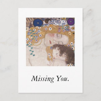 Postal Madre e hijo, te extrañan.