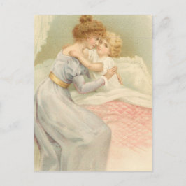 Postal Madre e hijo vintage