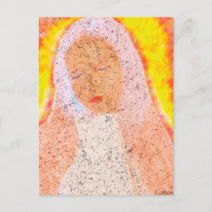 Postal Madre en oración