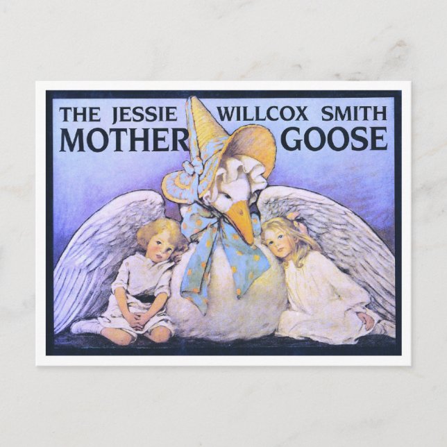 Postal Madre Goose, Jessie Willcox Smith (Anverso)
