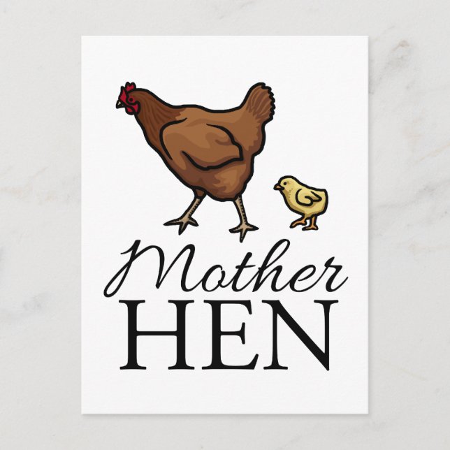 Postal Madre Hen (Anverso)