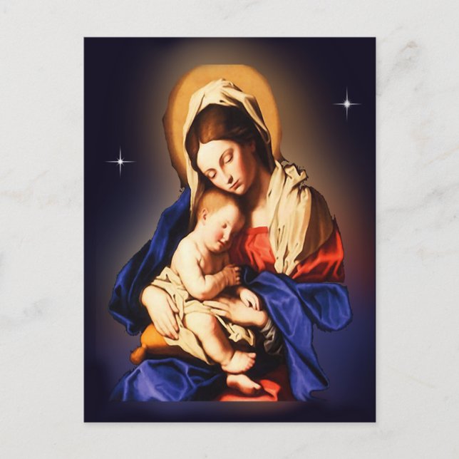 Postal Madre María (Anverso)