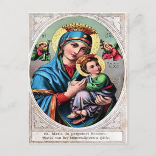 Postal Madre María Postcard