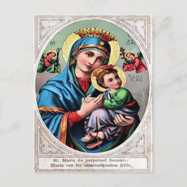 Postal Madre María Postcard (Anverso)
