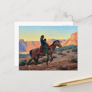 Postal Madre navajo por Maynard Dixon