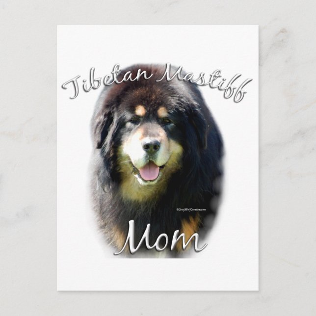 Postal Madre tibetana mastiff 2 (Anverso)