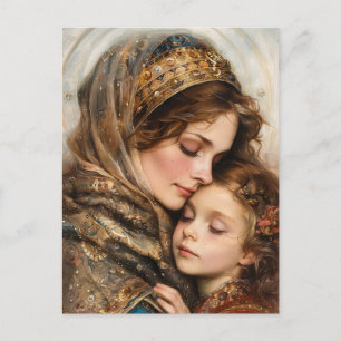 Postal Madre y Niño