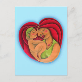 Postal Madre y su hijo... Mamá.