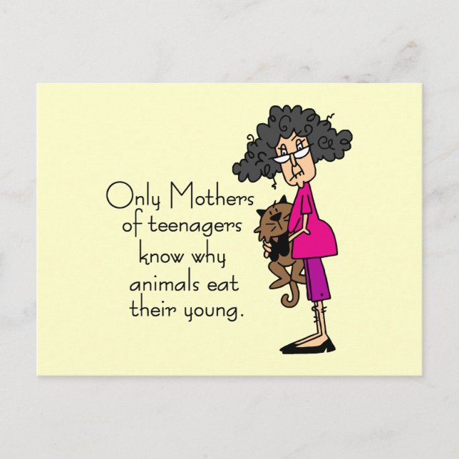 Postal Madres de adolescentes (Anverso)