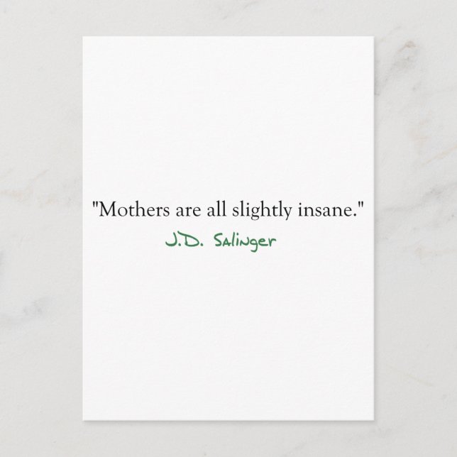 Postal Madres dementes (Anverso)